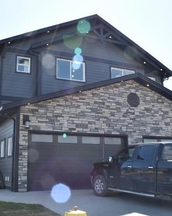 A newer fourplex Eric owns in Fort St. John